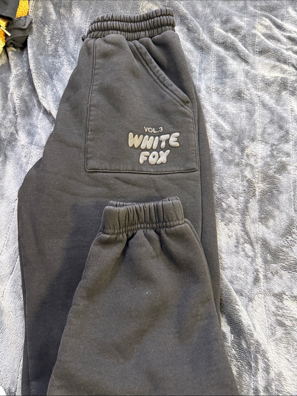 White fox sweatpants